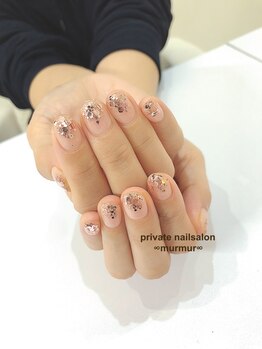 プライベート ネイルサロン マーマ(murmur)/ラメホロネイル