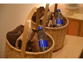 えん発酵温熱木浴 梅田店/ミネラルウォーターももらえます