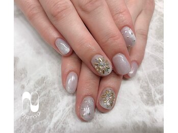 マーノ 津田沼ビート店/キラキラ結晶ネイル