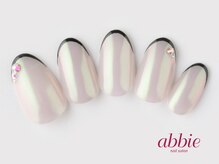 ネイルサロン アビー 宮益坂店(abbie)/オーロラフレンチ　￥13717