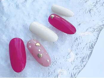 ブエノスカリン(Buenos Karin)/バレンタインネイル