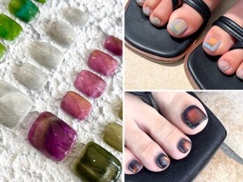 ミネルバネイル(MINERVA nail)の写真/【マグフットネイル￥3300～】旬な足元で夏を満喫♪フットネイルデビューにも◎