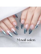 Mネイル/ミラー｜オーロラグラデーション