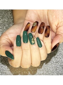 ラルーン 国母店(La lune)/べっ甲ネイル