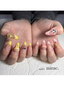 ネイルズミラク(nail's mirac.)/アシメパステルネイル