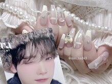 リンドネイル バイ モカ アンド ララ(Lind nail by moca and LaLa)/【mio】チェック/フレンチ