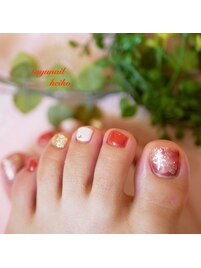 ニュアンスフットネイル☆