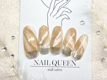 ネイルクイーン(Nail Queen)/ニュアンスミラーネイル♪￥8800