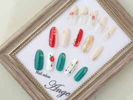 お正月ネイル
