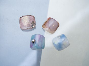 ラヴィネイル(La Vie Nail)/フット/親指アートデザイン