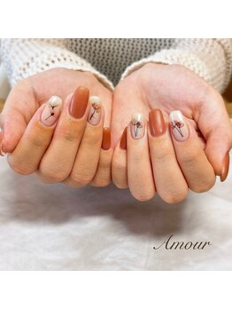 アムール(Amour)/フラワーネイル☆彡