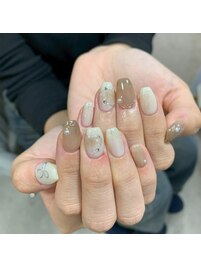 高槻ワンカラーネイルデザイン