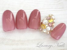 ラグジュアリーネイルズ アカバネ(Luxury Nails Akabane)/ストーン敷き詰め*ビジュー