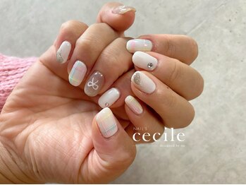 セシル(Cecile)/ホワイトタータンチェック