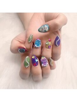 プリュム(Plume)/3D/推しネイル/キャラクター