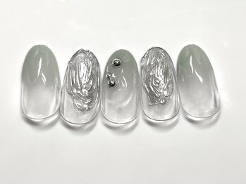 ミラーアートネイル