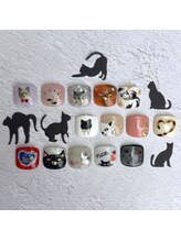 パー(purr)/【Foot】猫アートコース