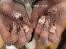 リンドネイル バイ モカ アンド ララ(Lind nail by moca and LaLa)/【mian】チェックネイル