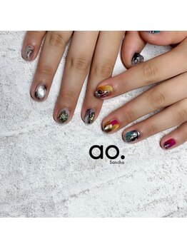 アオ 池尻大橋(ao.)/115min 個性派ネイル