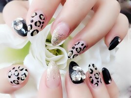 夏★レオパードネイル★