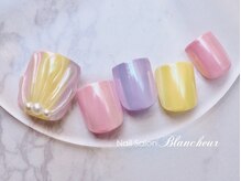 ネイルサロン ブランシュール(Nail Salon Blancheur)/大人オーロラパステルフット