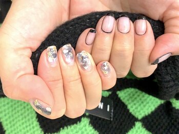 ブルームボーテ 北堀江(bloombeaute)/アシンメトリー・フレンチ