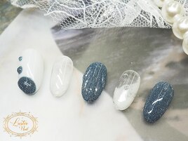 しずくフラッシュネイル