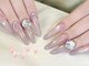 フォーユーネイル(For U Nail)の写真/スカルプやパーツの種類豊富★スカルプシンプルコースは2色まで選べて¥8900！上品韓国ネイルで指先華やか♪