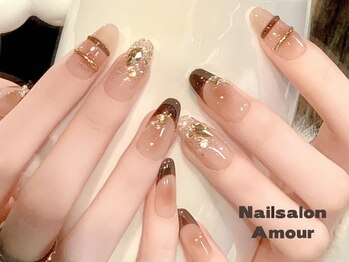 アムールユシマテン 上野湯島店(Amour)/キラキラネイル