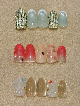 ハルカネイル 羽田空港第1ターミナル(HAIR DRESSER by atelier haruka)の写真/店内アートから持ち込みアートまで、季節やトレンドに合わせてご案内致します☆