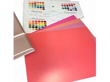 簡易カラー診断でお肌に合う色をご提案☆