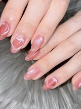 ハートマグネットネイル