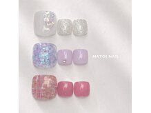 マトイ ネイル(MATOI NAIL)の雰囲気（オリジナル定額デザインFOOT（毎月更新）6500円フットバス付き）