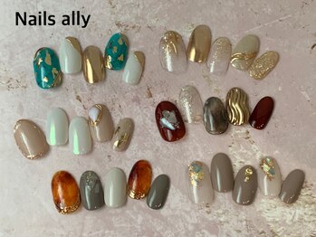 ネイルズアリー 立川店(Nails ally)/ニュアンスARTサンプル