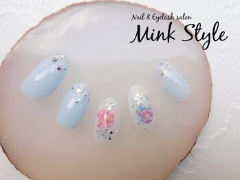 ミンクスタイル 浜松町店/梅雨ネイル