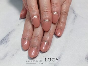ネイルアトリエルカ(nail atelier LUCA)/M-576 大人シアーカラーネイル