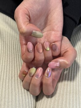 ユージューネイルルーム(UJU nail room)/桜餅カラーマグミラー