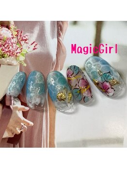 ネイルサロン マジックガール(Nail Salon MagiqueGirl)/【サマーネイル　海】