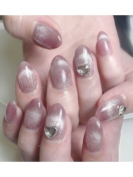 マグネットネイルーフレンチ光