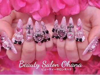 ビューティ サロン オハナ ネイル(Beauty Salon OHANA)の写真/【ジェルスカ盛り放題11900円】ビジューやデコパーツ等なんでもOKの盛り放題コースが登場♪