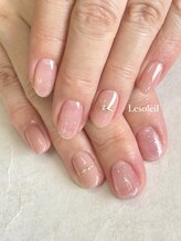 ル ソレイユ(Le soleil)/シンプルネイル　byあやか
