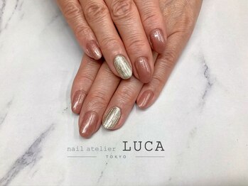 ネイルアトリエルカ(nail atelier LUCA)/W-417　大人アクセサリーネイル