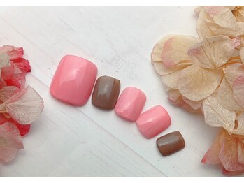 ネイルサロン&スクール ジーナ(GINA)/春色ワンカラーネイル