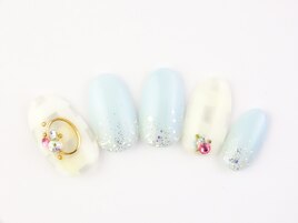 持ち込みアート/チェックネイル