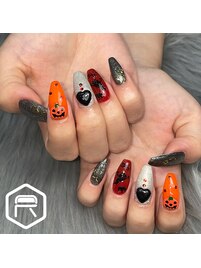 ハロウィンネイル