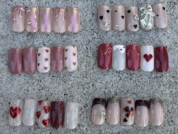 ロミー(Rommy)/バレンタインネイル