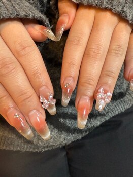 アズ ネイル(as nail)の写真/ネイル初心者歓迎◎ベイビーブーマー/チークネイル/韓国ネイル/ワンホンネイル等幅広いデザインに対応可能!