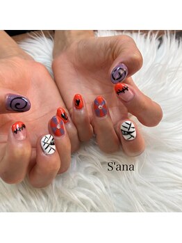 ハロウィンネイル