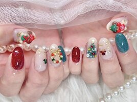 クリスマスネイル