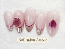 アムールユシマテン 上野湯島店(Amour)/キラキラ春夏のネイル¥7980